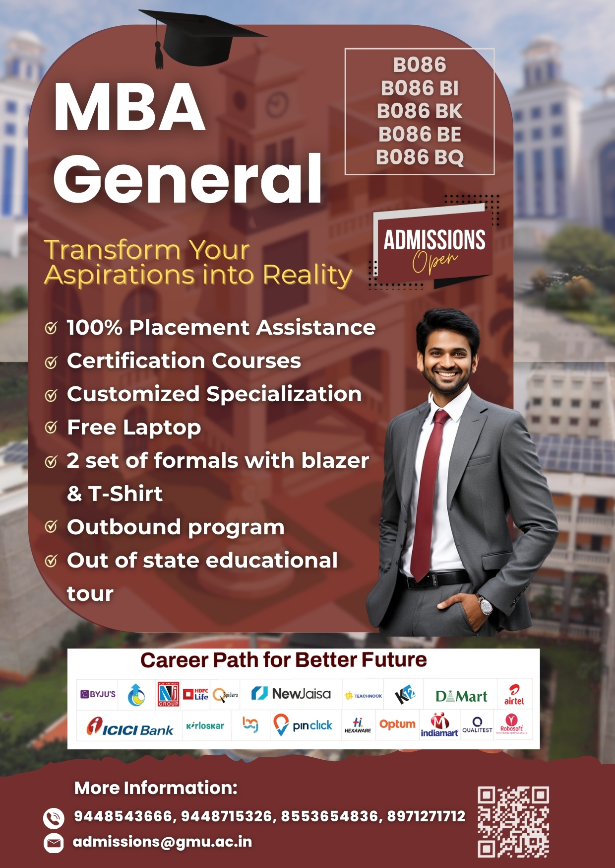MBA General - Transform Aspirations into Reality