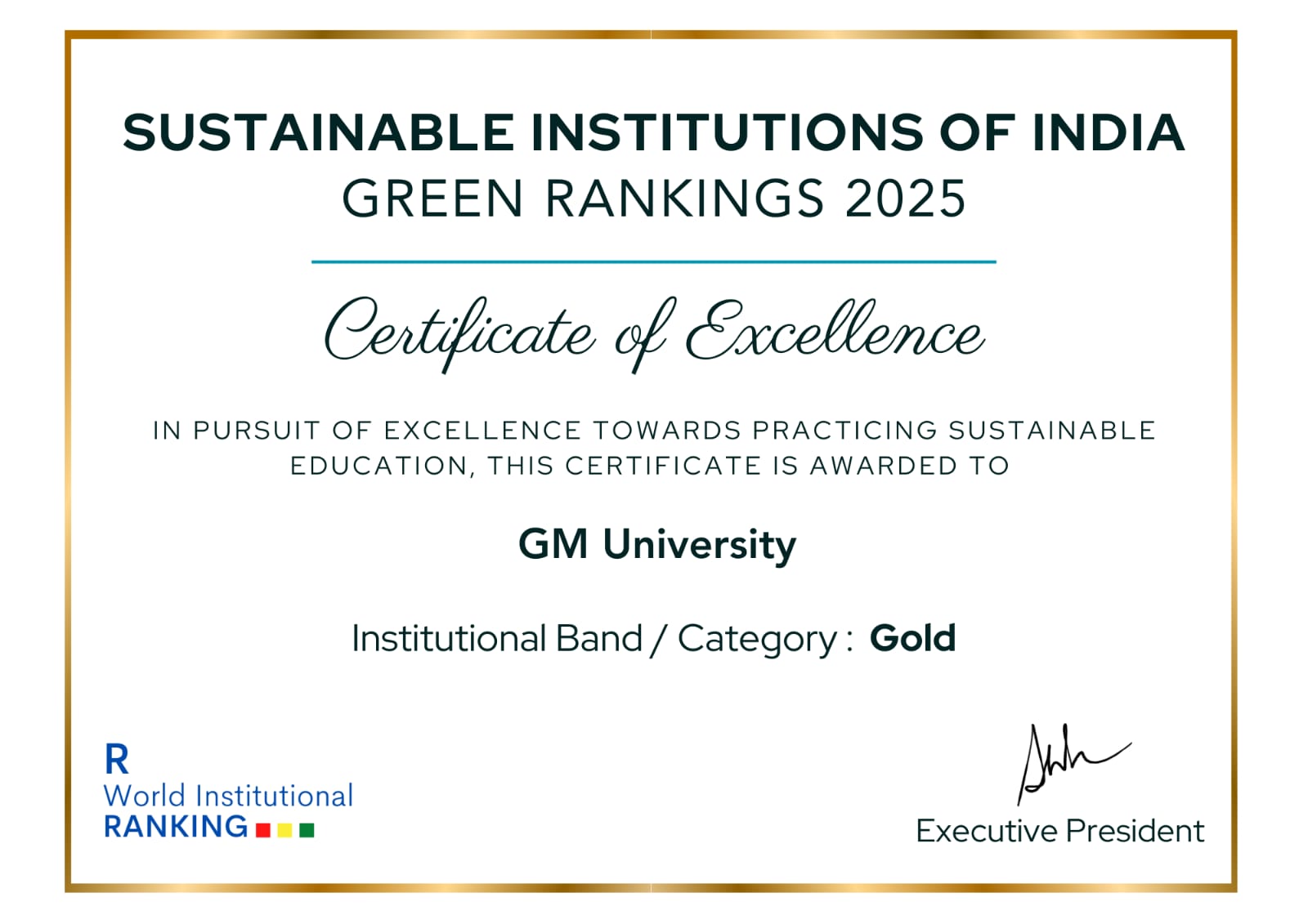 Sustainable institutions of India